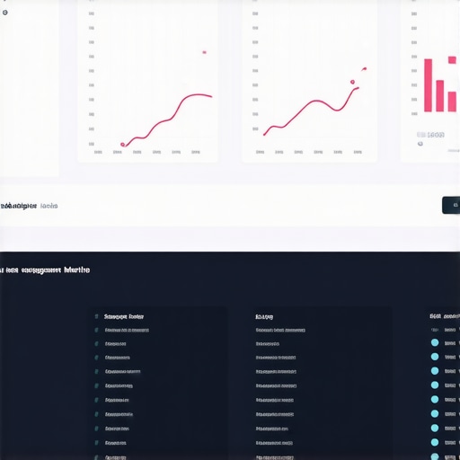Dashboard with charts showing AI analytics, schema implementation, and engagement metrics for local SEO