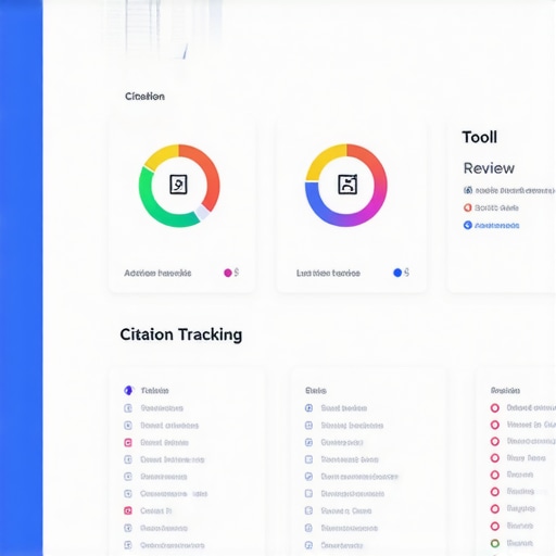 Close-up of a professional analyzing local SEO performance metrics on multiple screens.