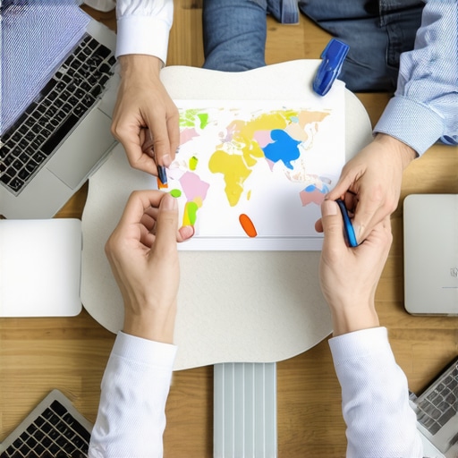 A team of professionals collaborating on local SEO and map rankings