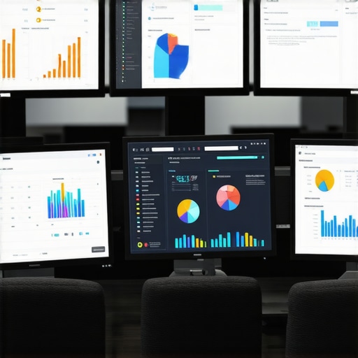 Optimizing Local SEO with the Right Tools Screens displaying SEO analytics, citation checks, and keyword tracking tools for local search performance.