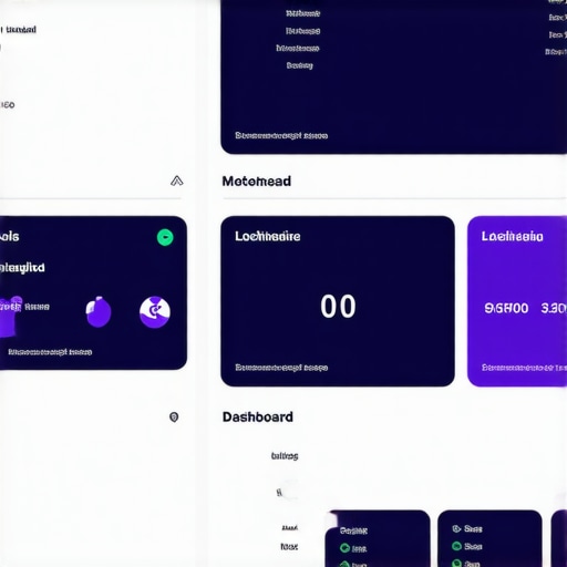 Close-up of a computer screen showing local SEO performance metrics and tool interfaces