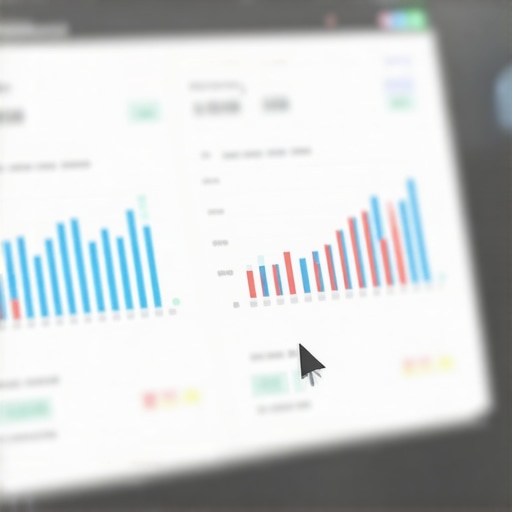 Person analyzing local SEO performance on a computer