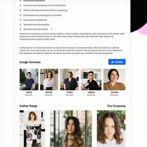 Business profile optimization team working on Google listings.
