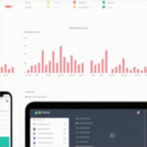 Screenshot of local SEO analytics dashboard showing ranking positions and map data.