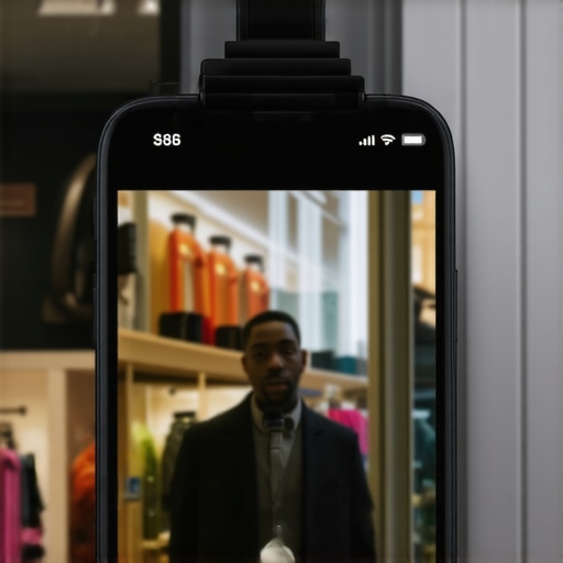 High-resolution smartphone capturing store images for profile verification.