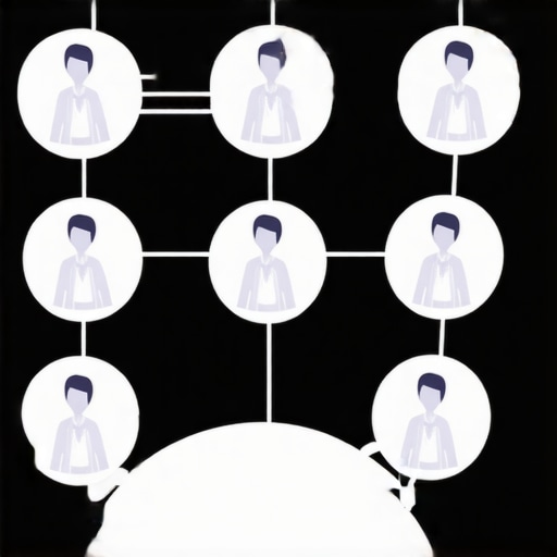Diagram of interconnected data points representing entity signals helping local search rankings