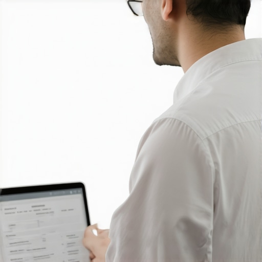 Person uploading business documents for GMB verification