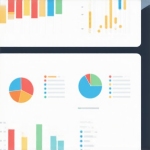 Local SEO Analytics Dashboard A detailed view of a digital dashboard displaying local SEO performance metrics, charts, and maps.
